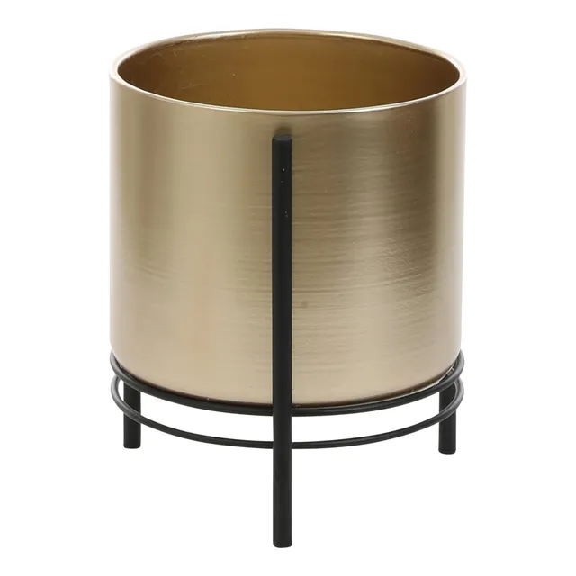 mica-decorations-sverre-pot-support-or-29x25cm-noir image 1