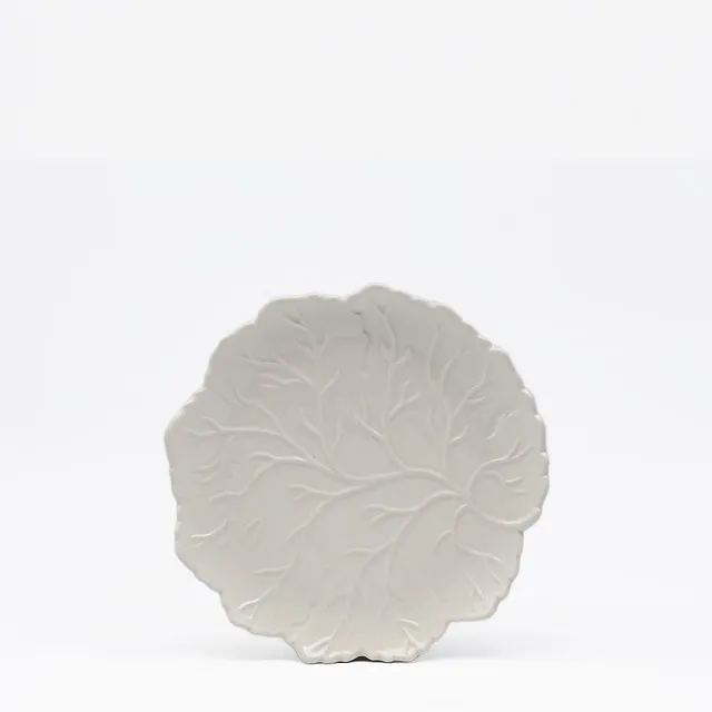luisa-paix-o-assiette-folha-blanche-21-cm-c-ramique image 1