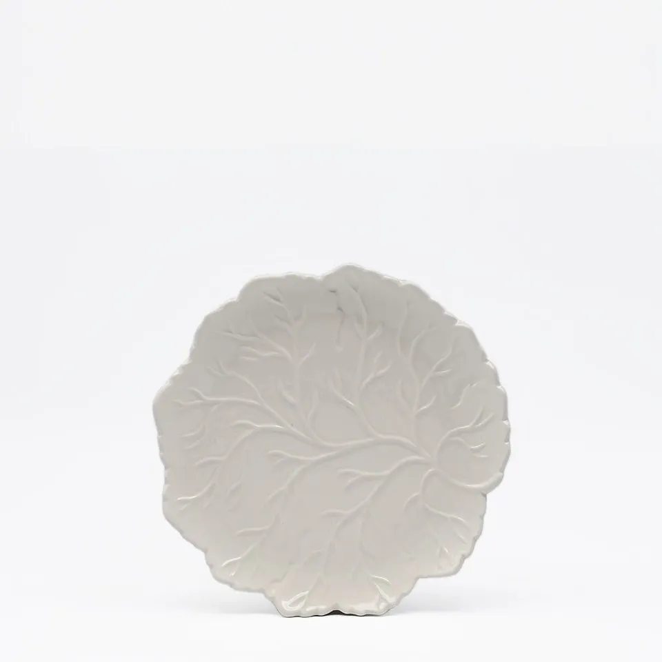 luisa-paix-o-assiette-folha-blanche-21-cm-c-ramique image 1