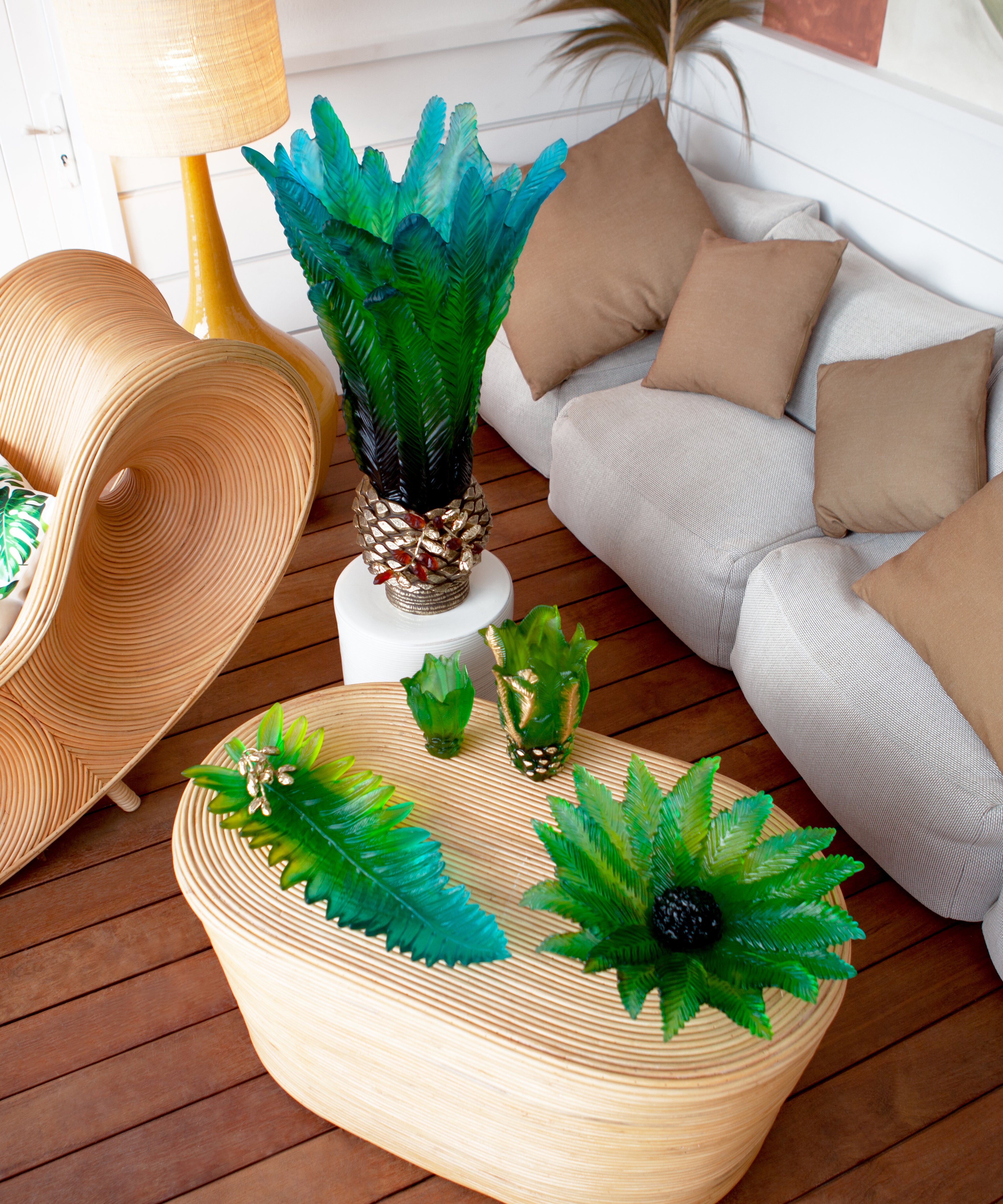 daum-palm-beach-centre-de-table-grand-mod-le-cristal-emilio-robba image 3