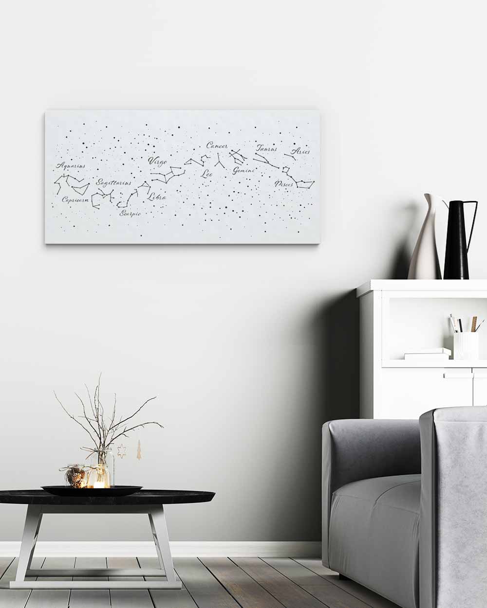 je-suis-art-constellations-tableau-m-tal-signe-zodiaque-d-coup image 1