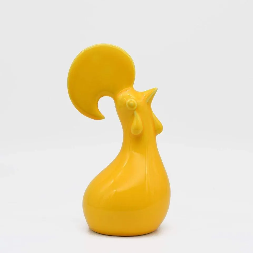 luisa-paix-o-coq-c-ramique-jaune-21-cm-caldas image 1