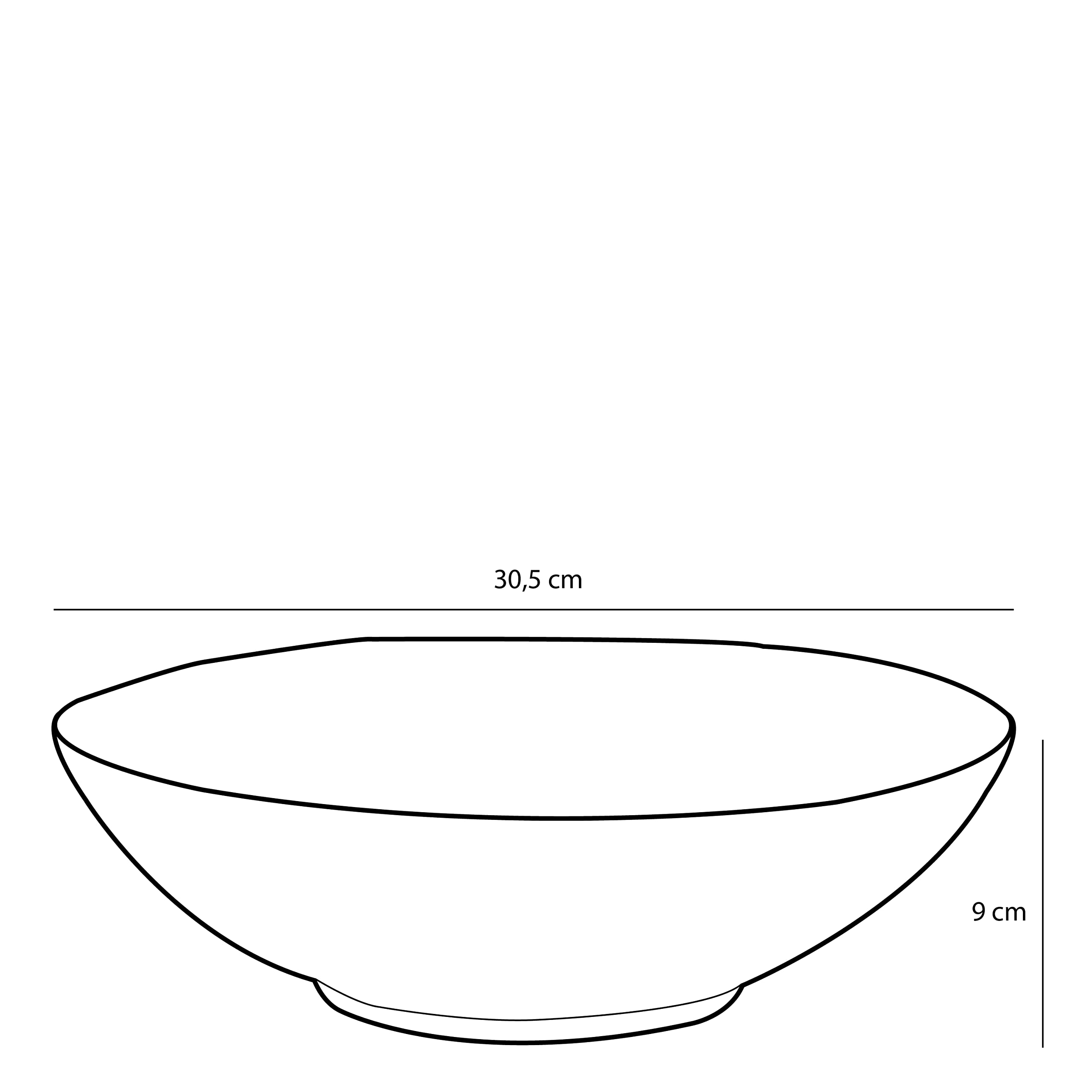 mica-tabo-dish-saladier-noir-9x30-5-cm-c-ramique image 5