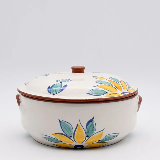 luisa-paix-o-marmite-terre-cuite-24-cm-jaune-artisanale image 1