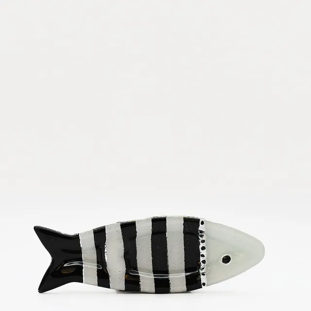 luisa-paix-o-vaisselle-portugaise-coupe-olive-verre-noir-sardine-23-cm image 1