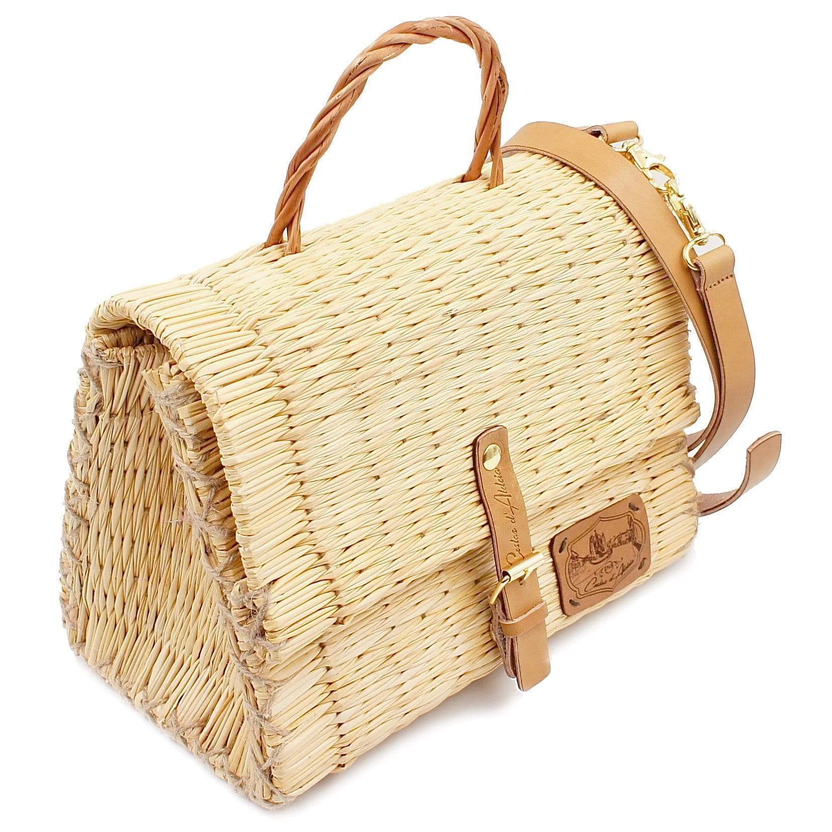 luisa-paix-o-sac-cartable-jonc-naturel-cuir-30-cm image 5