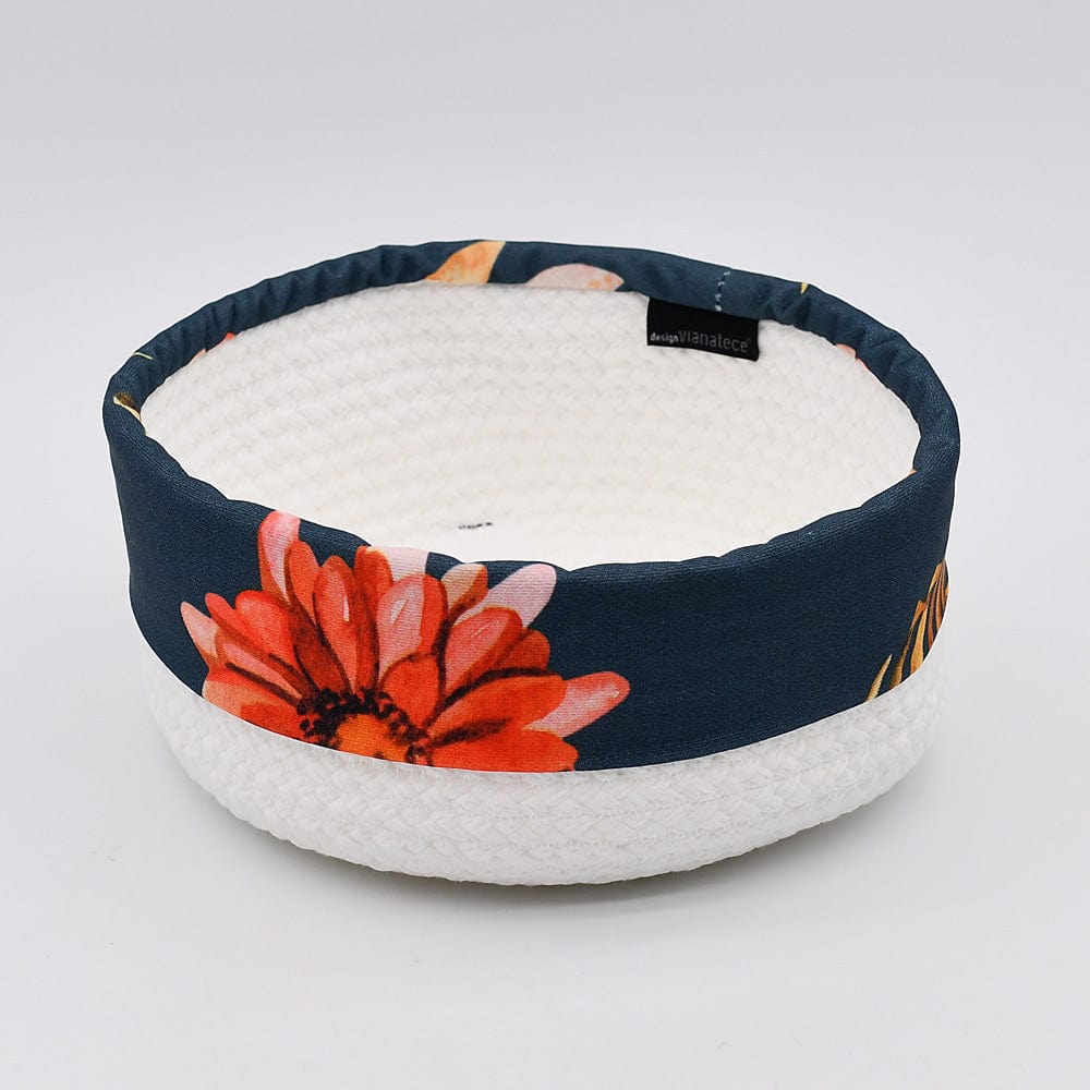luisa-paix-o-rivina-panier-coton-blanc-bleu-20cm image 2