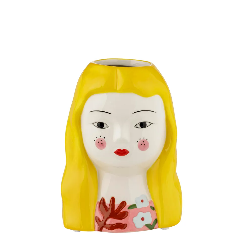 baroni-home-isotta-vase-c-ramique-blonde-petite-10x8x14-cm image 1