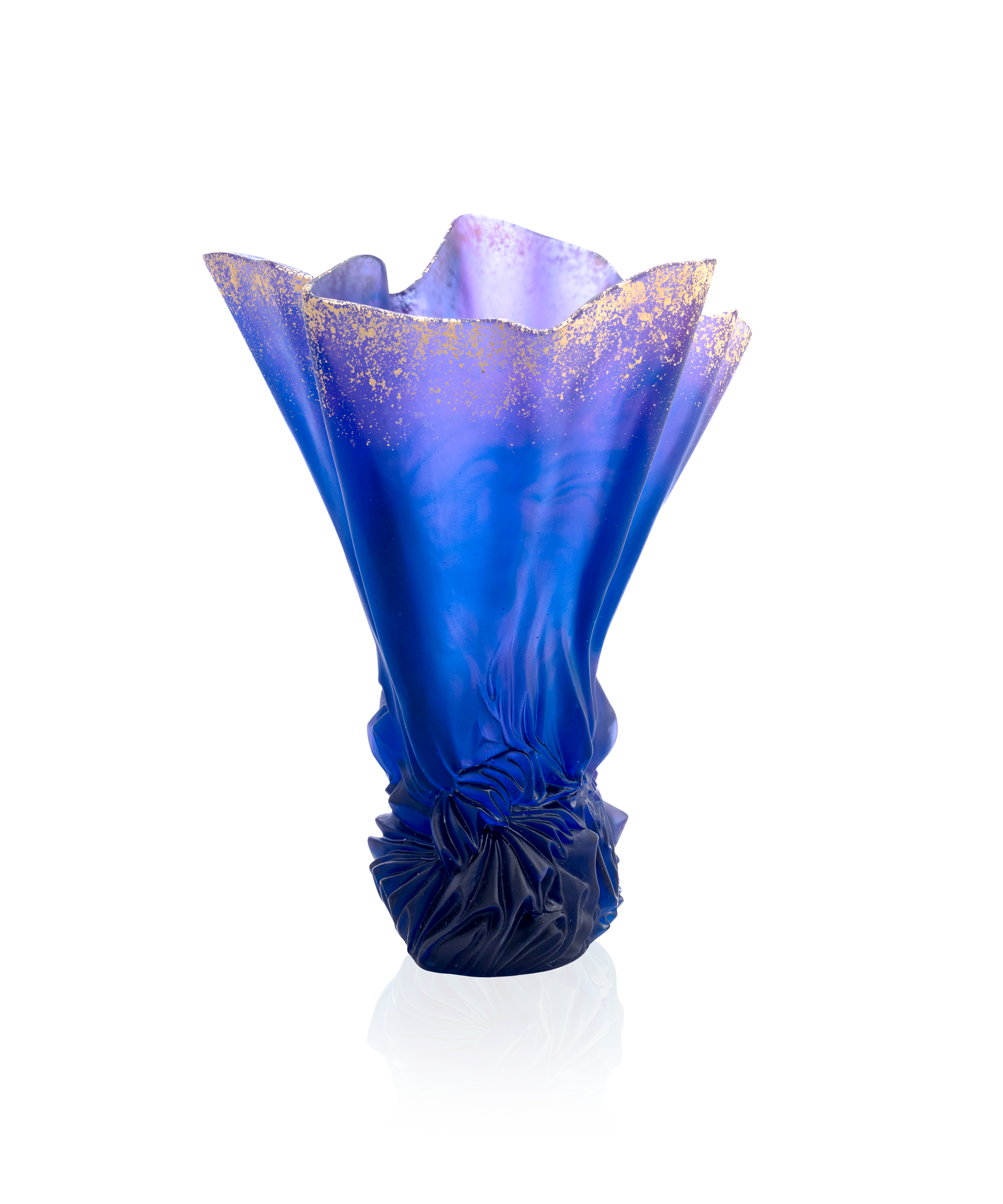 daum-croisi-re-vase-grand-mod-le-bleu-nuit-99-ex image 1