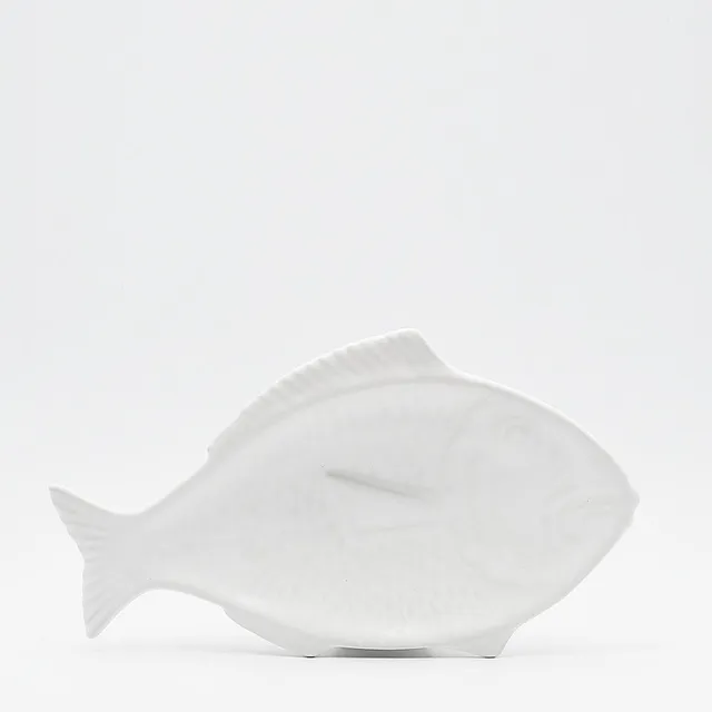 luisa-paix-o-vaisselle-portugaise-plat-poisson-30cm-blanc image 1