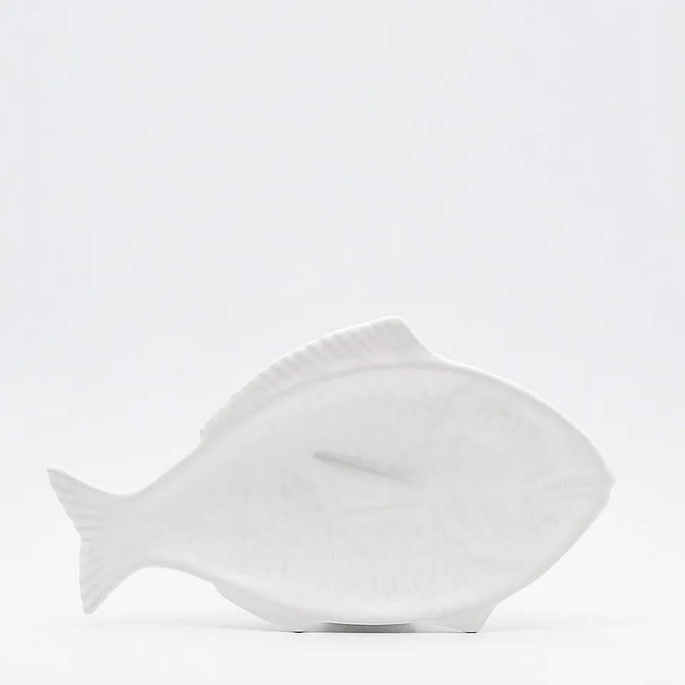 luisa-paix-o-vaisselle-portugaise-plat-poisson-30cm-blanc image 1