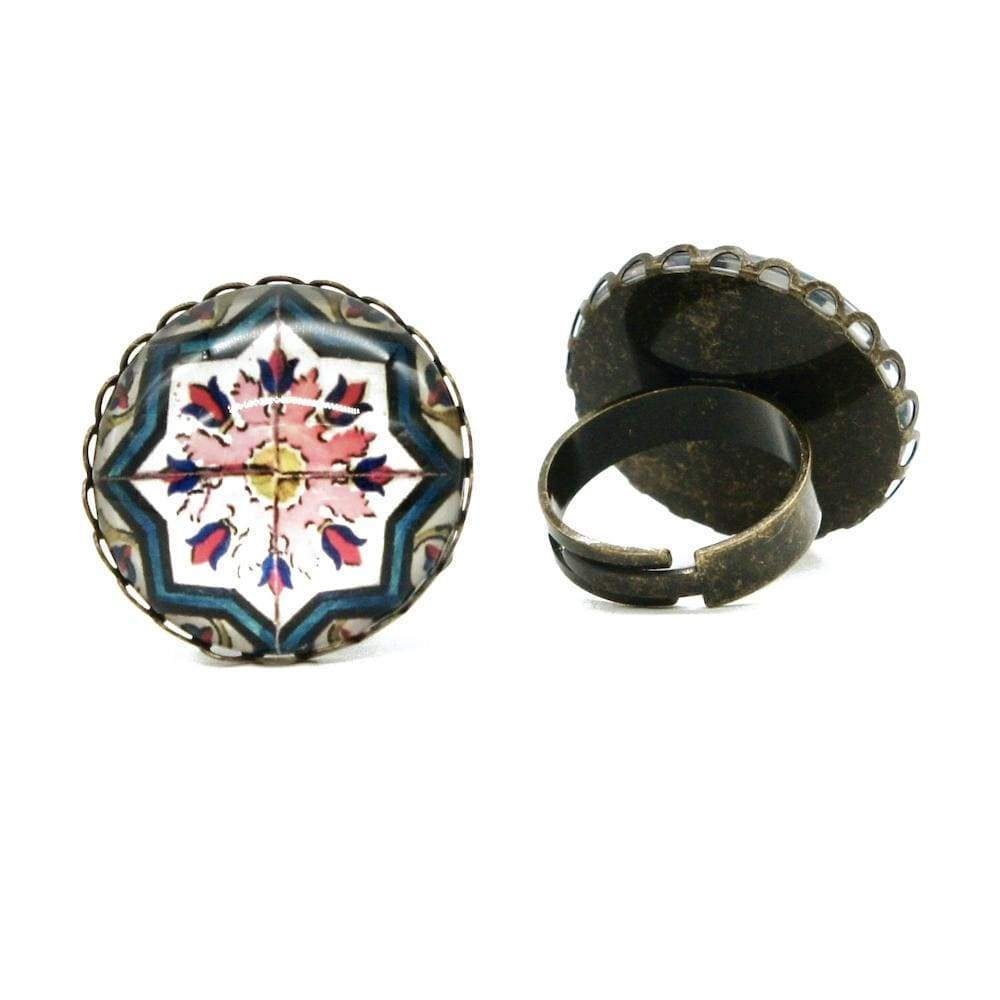 luisa-paix-o-azulejo-bague-verre-ajustable-motif-2-5cm image 3