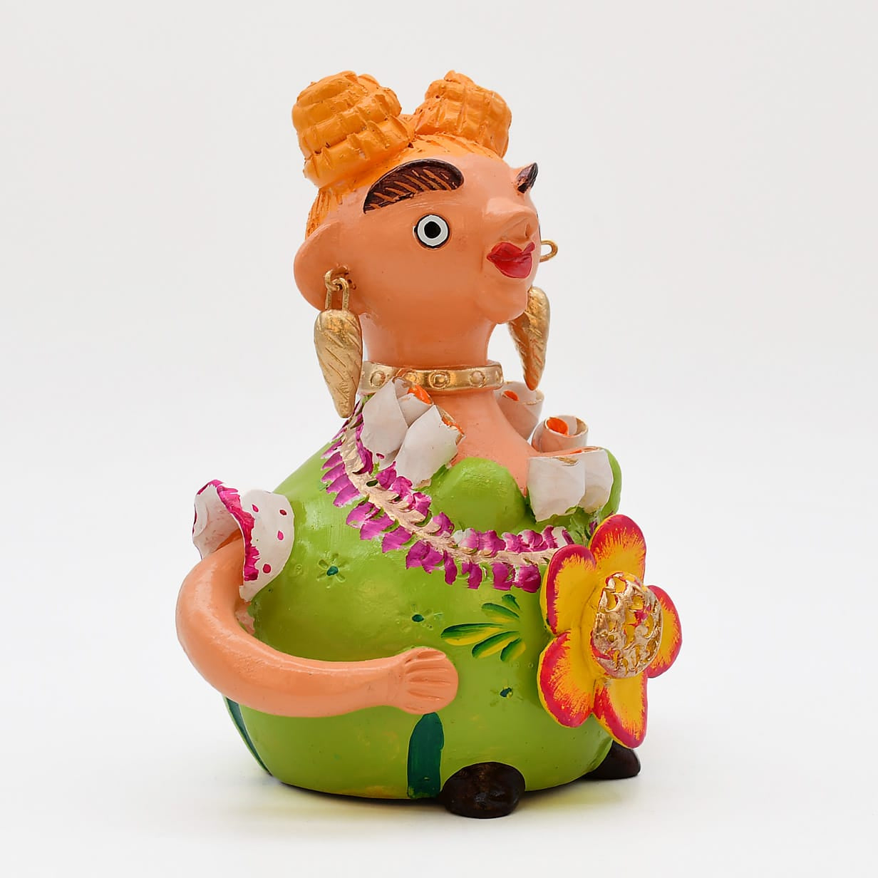 luisa-paix-o-boneca-barriguda-17cm-statuette-sign-e-pi-ce-unique-2 image 3
