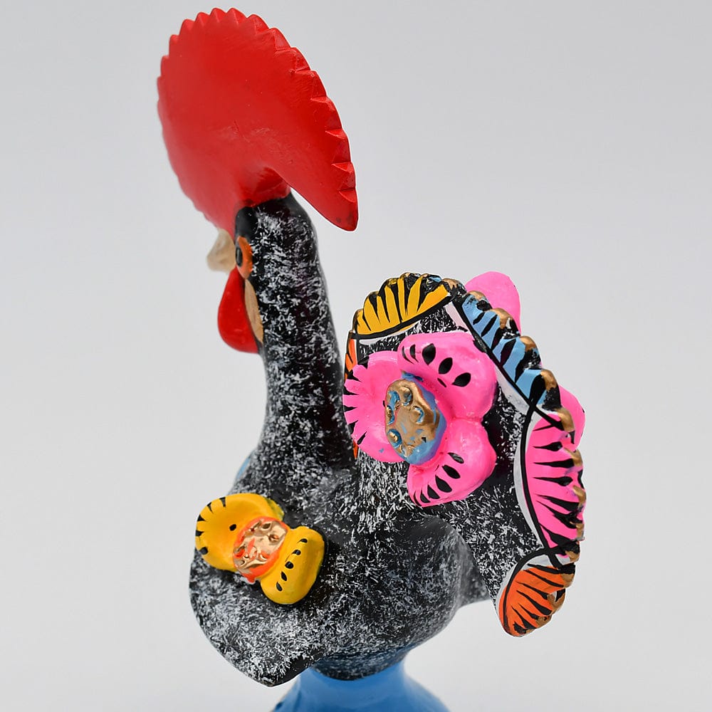 luisa-paix-o-coq-de-barcelos-15-cm-noir-figurine-c-ramique image 3