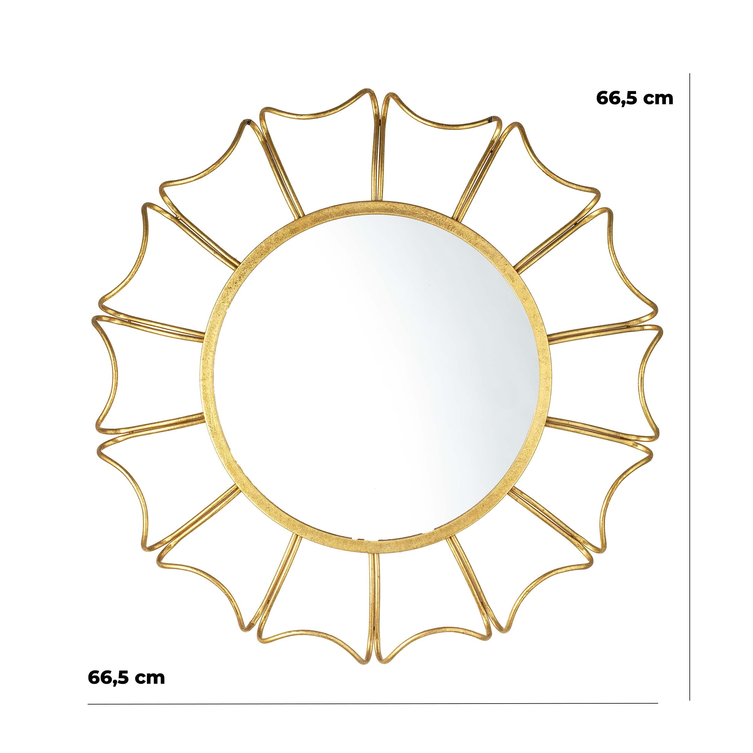 baroni-home-specchi-miroir-mural-p-tale-or-cadre-fer image 2