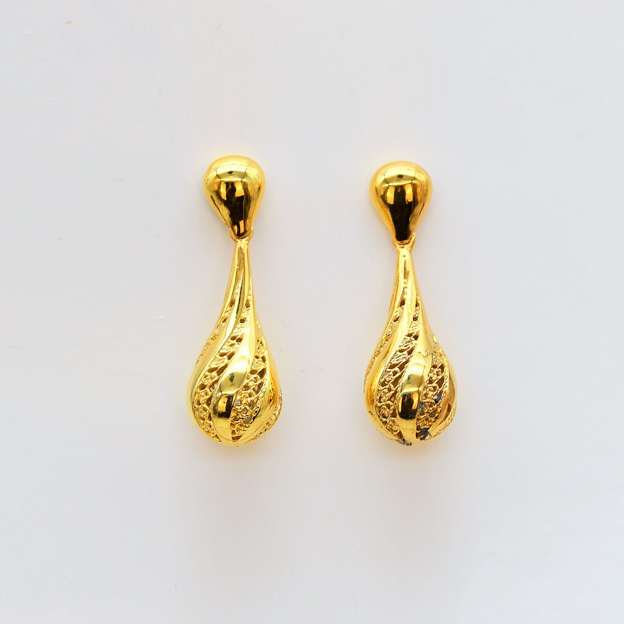 luisa-paix-o-gota-de-luz-boucles-dor-es-argent-3-cm image 1