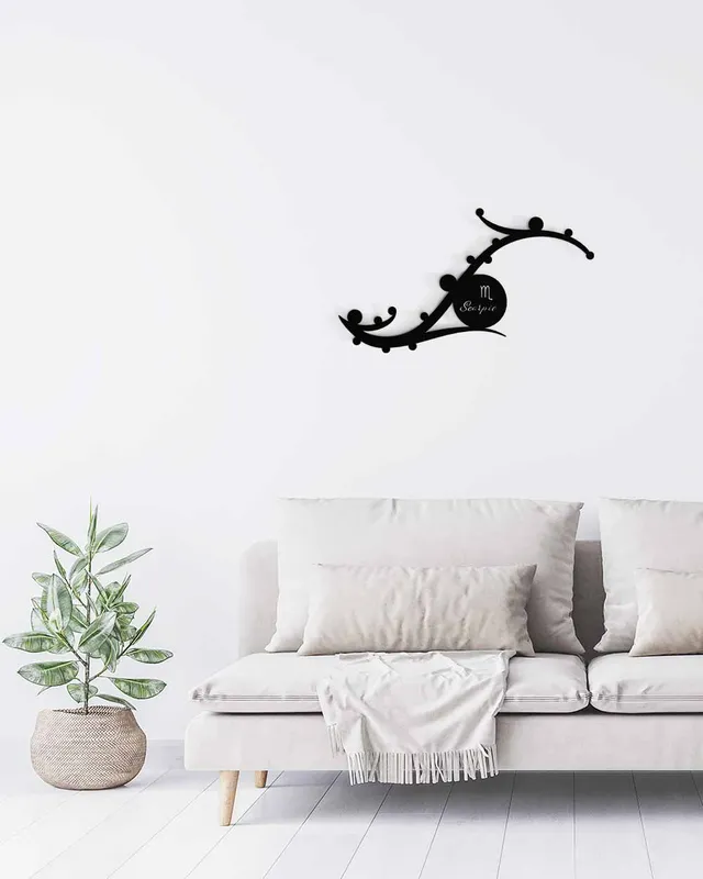 je-suis-art-signes-du-zodiaque-scorpion-tableau-m-tal image 1