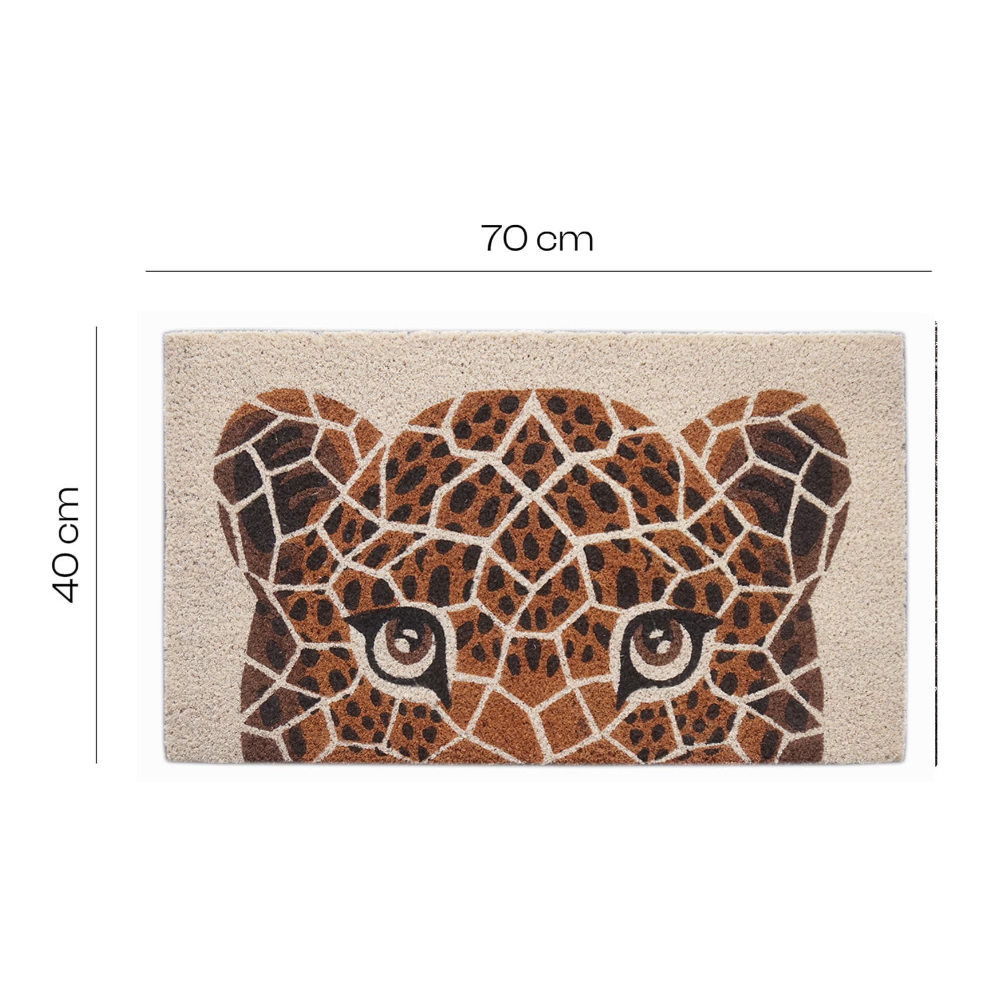 baroni-home-tessile-casa-paillasson-l-opard-70x40-cm-coco image 2