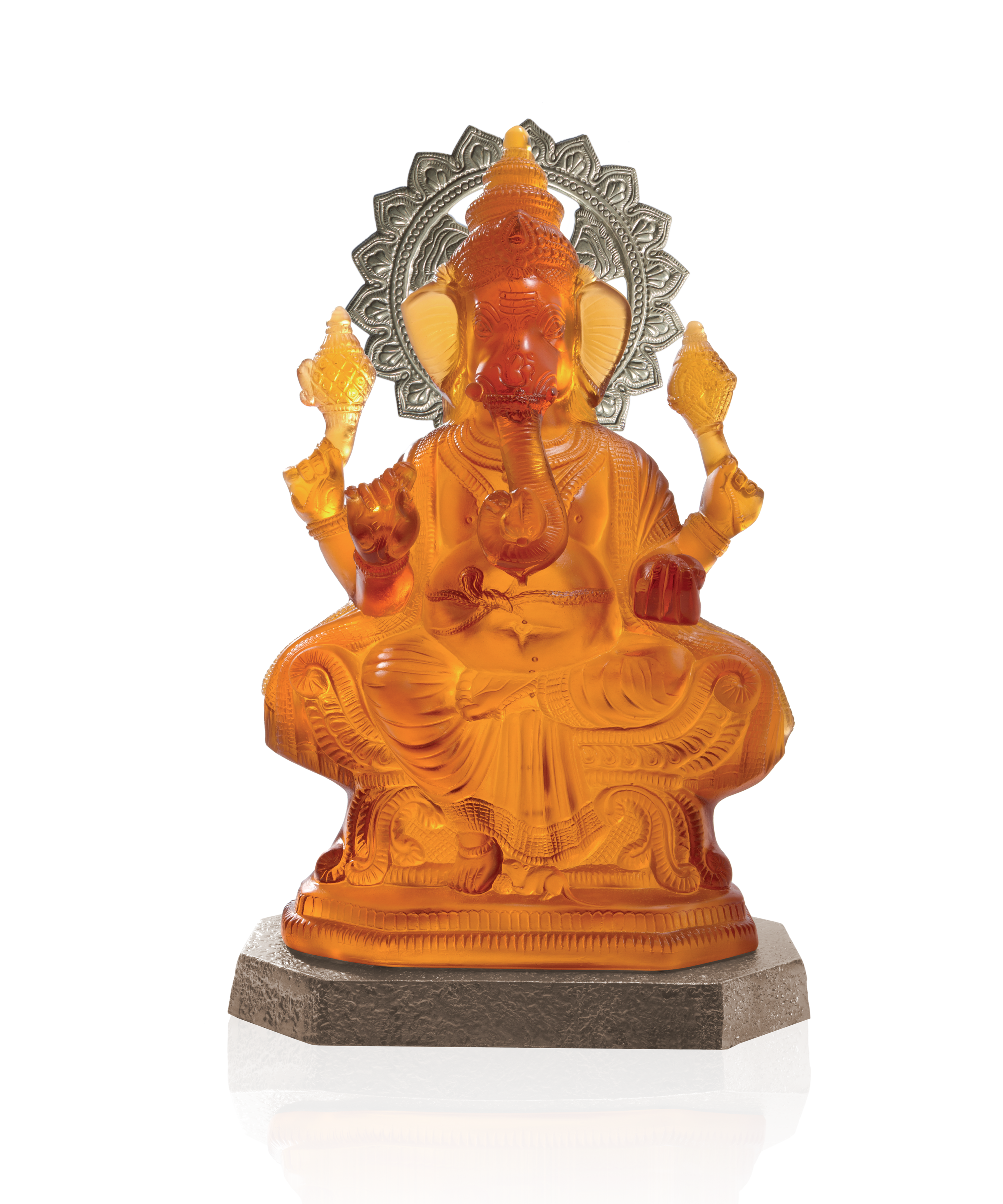 daum-art-cristal-ganesha-xl-88ex-sculpture-cristal image 1