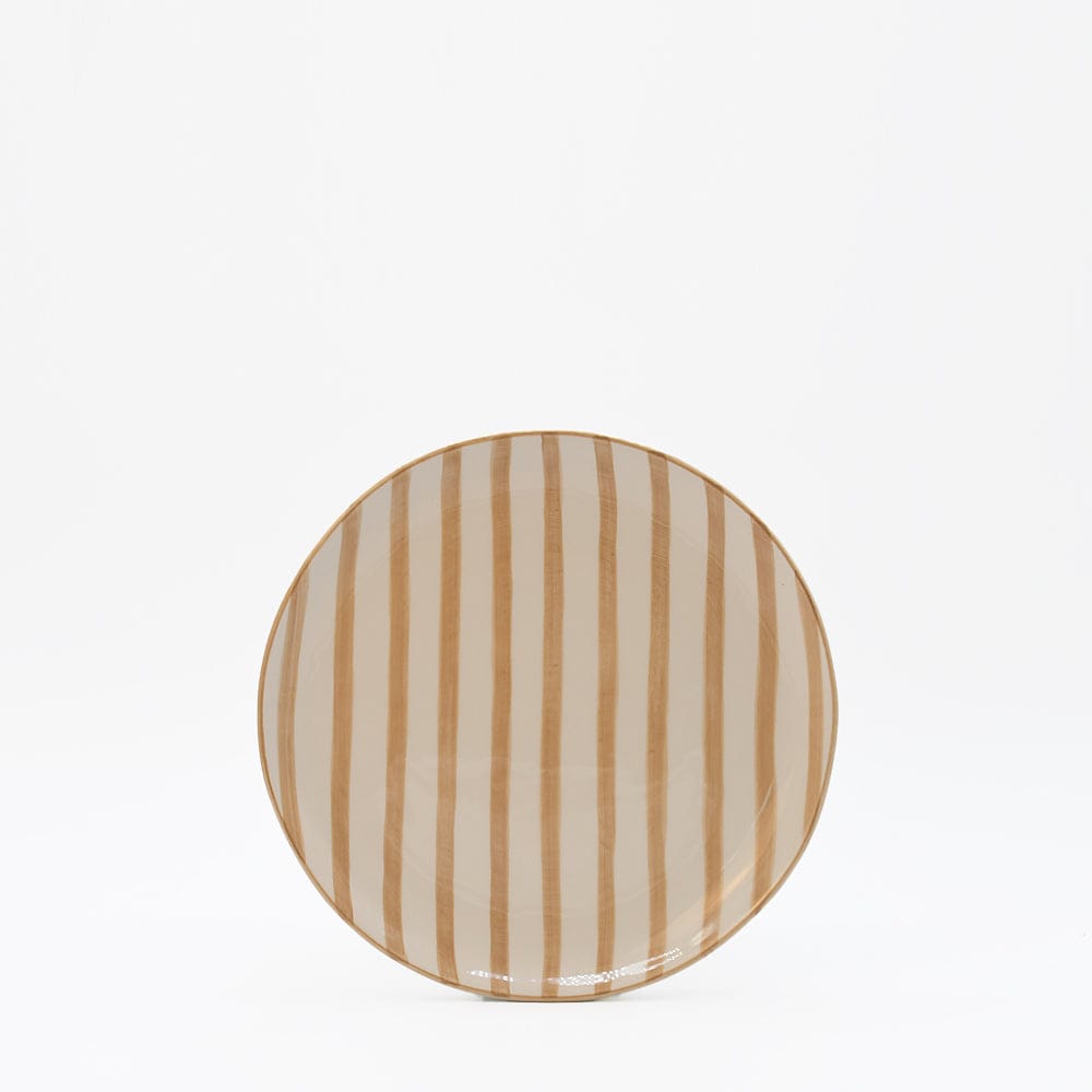 luisa-paix-o-costa-nova-mar-assiette-20cm-moka-ray-e-c-ramique image 1