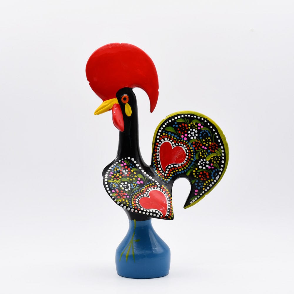 luisa-paix-o-coq-de-barcelos-figurine-c-ramique-noire-40-cm image 2