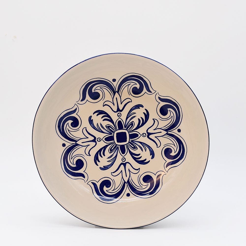 luisa-paix-o-floral-saladier-c-ramique-bleu-25-cm image 4