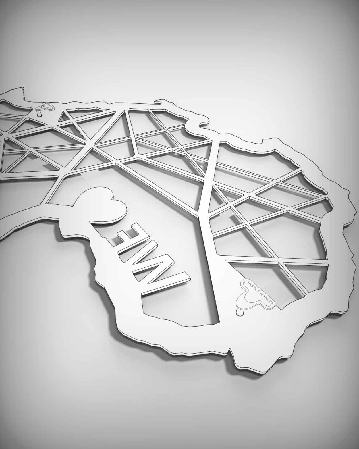 je-suis-art-we-love-afrique-pixel-carte-murale-m-tal image 6