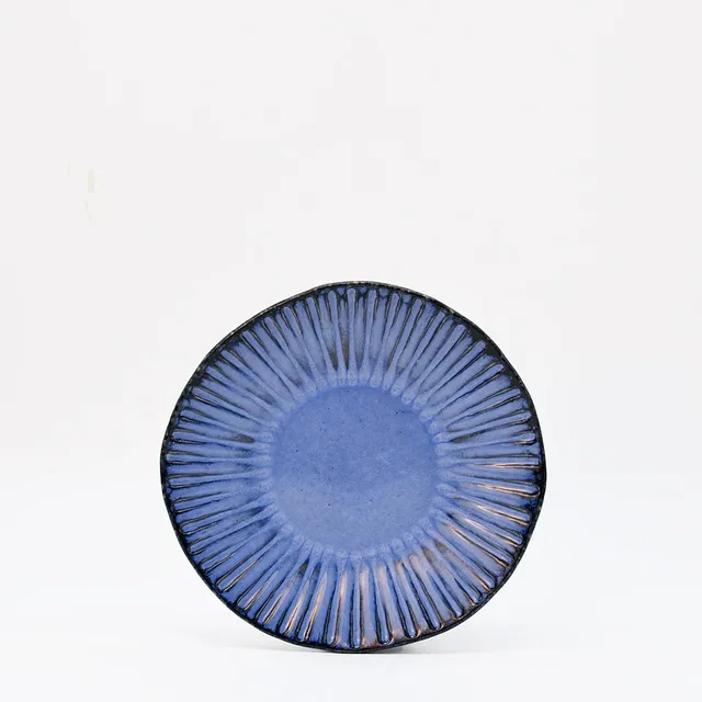 luisa-paix-o-vieira-assiette-gr-s-bleue-21cm image 1