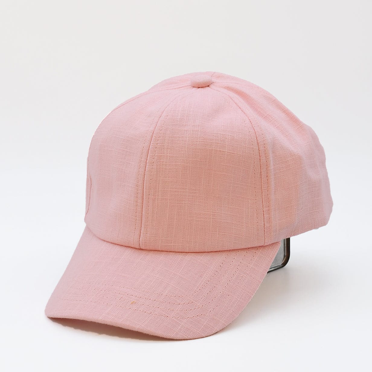 luisa-paix-o-casquette-en-lin-rose-taille-unique-55-61-ajustable image 1