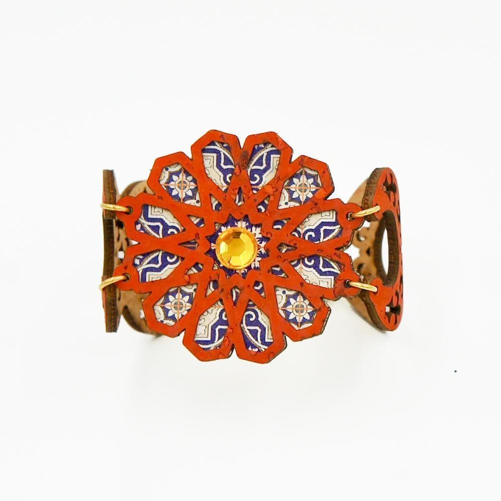 luisa-paix-o-bijoux-du-portugal-bracelet-li-ge-orange-azulejos image 3