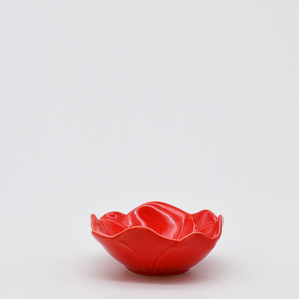 luisa-paixao-papoila-petit-plat-ceramique-rouge-coquelicot-10cm image 1