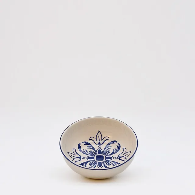 luisa-paix-o-floral-bol-c-ramique-bleu-13-5-cm image 1