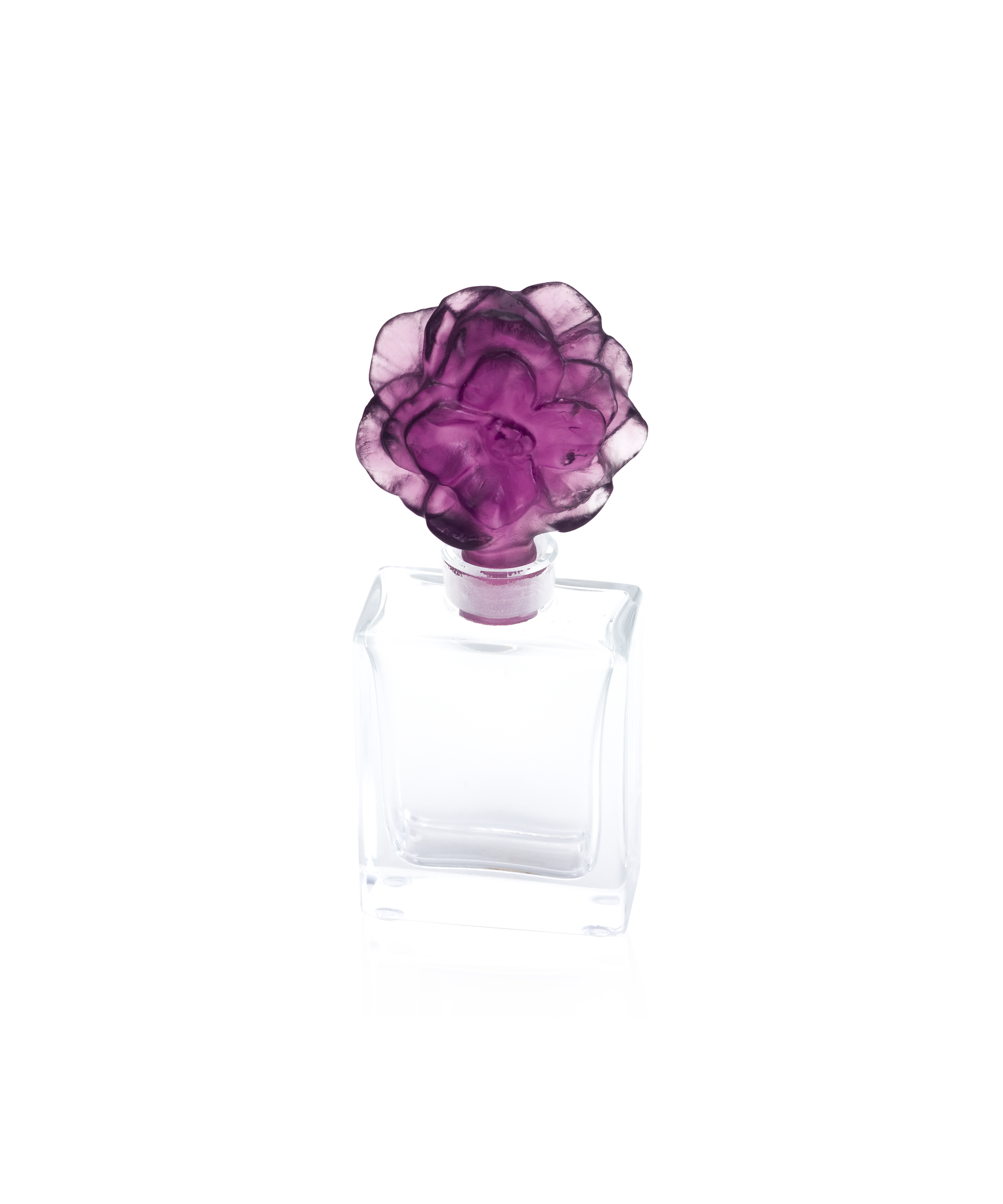 daum-d-coration-camelia-flacon-parfum-cristal-violet image 1