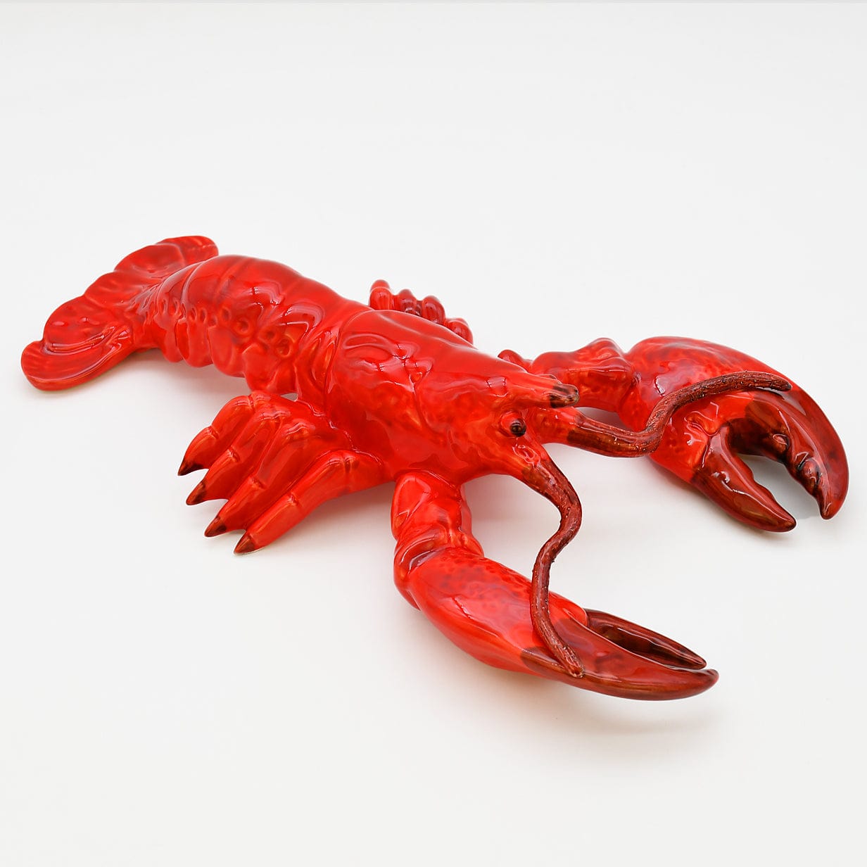 luisa-paix-o-homard-d-coratif-c-ramique-rouge-38-cm image 5
