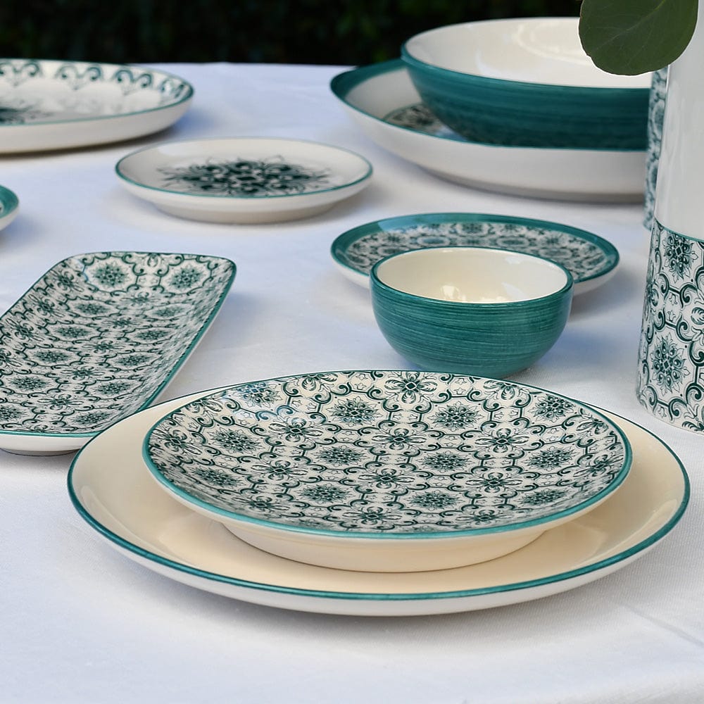 luisa-paix-o-padr-o-assiette-c-ramique-verte-12-cm image 2