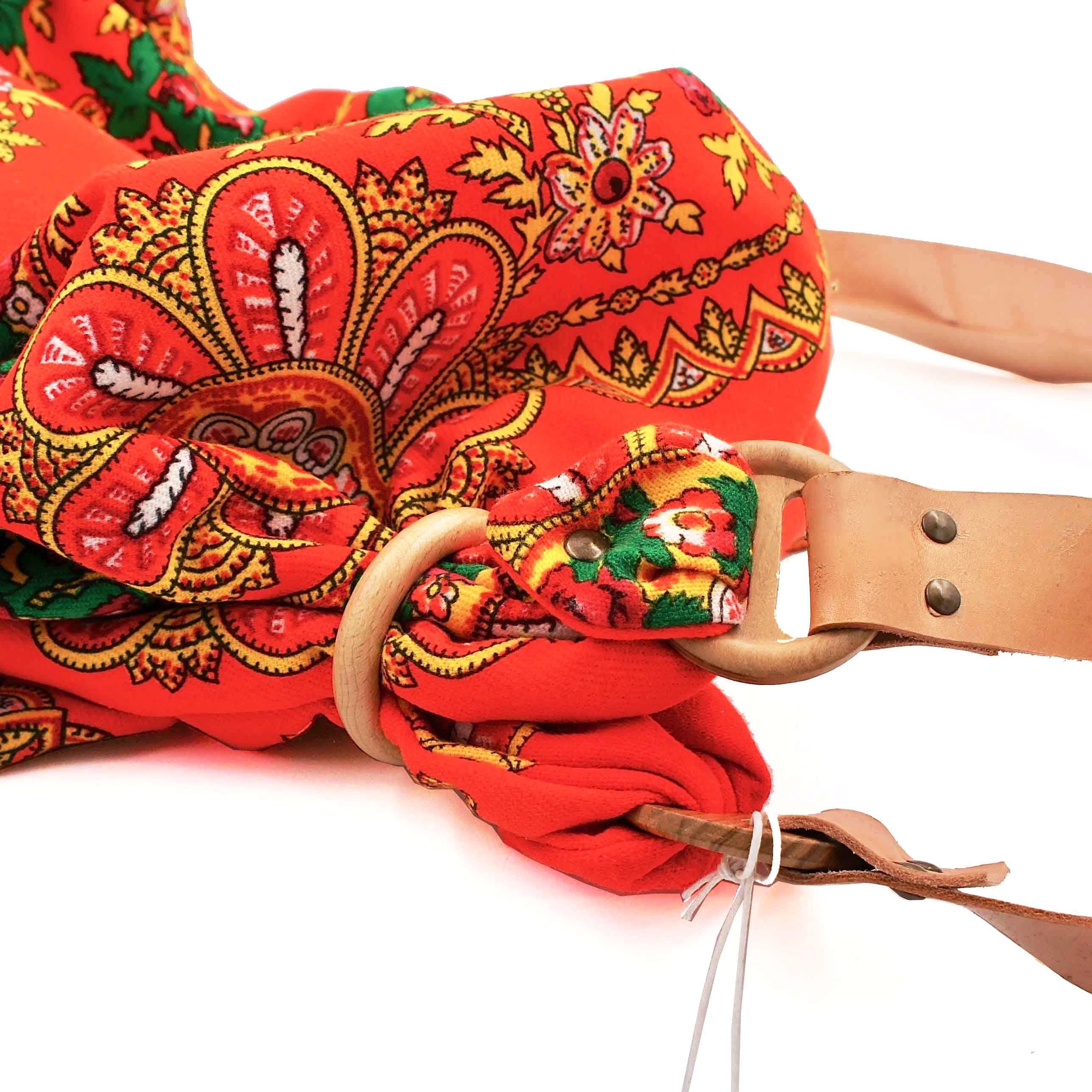 luisa-paix-o-besace-bandouli-re-minho-orange-tissu-cuir image 4