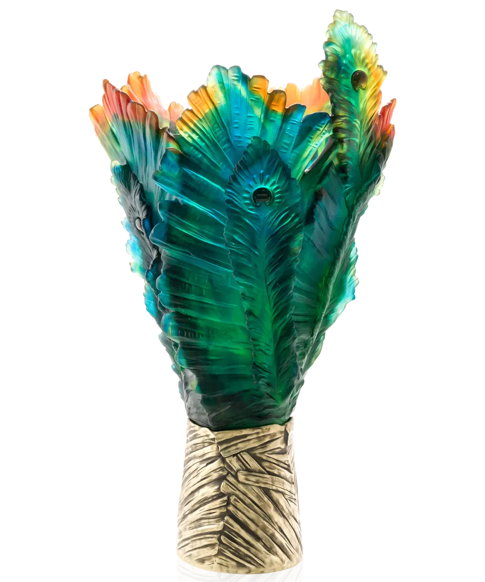 daum-univers-v-g-tal-fleur-de-paon-vase-magnum-99-ex image 1