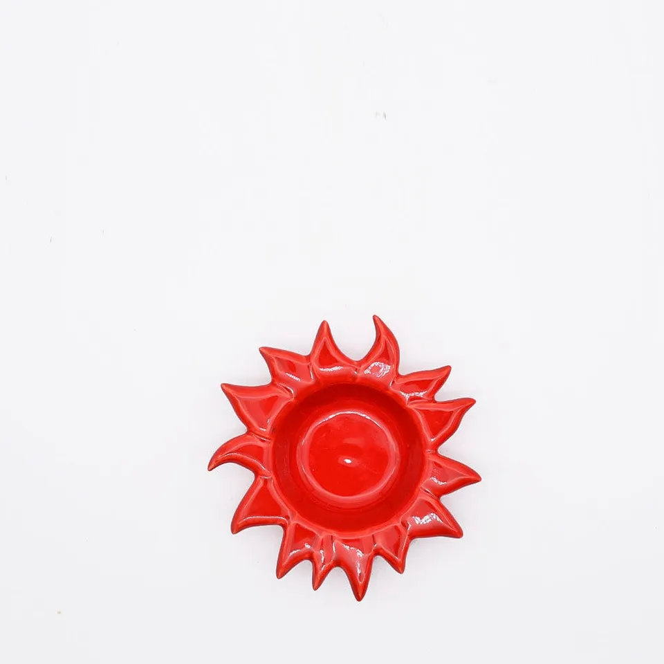 luisa-paix-o-petit-plat-sol-c-ramique-rouge-16cm image 1