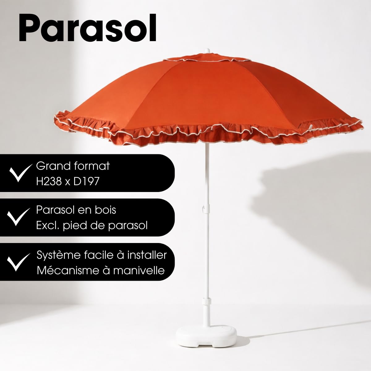 mica-decorations-parasol-inclinable-ray-jaune-rose-195-cm image 3