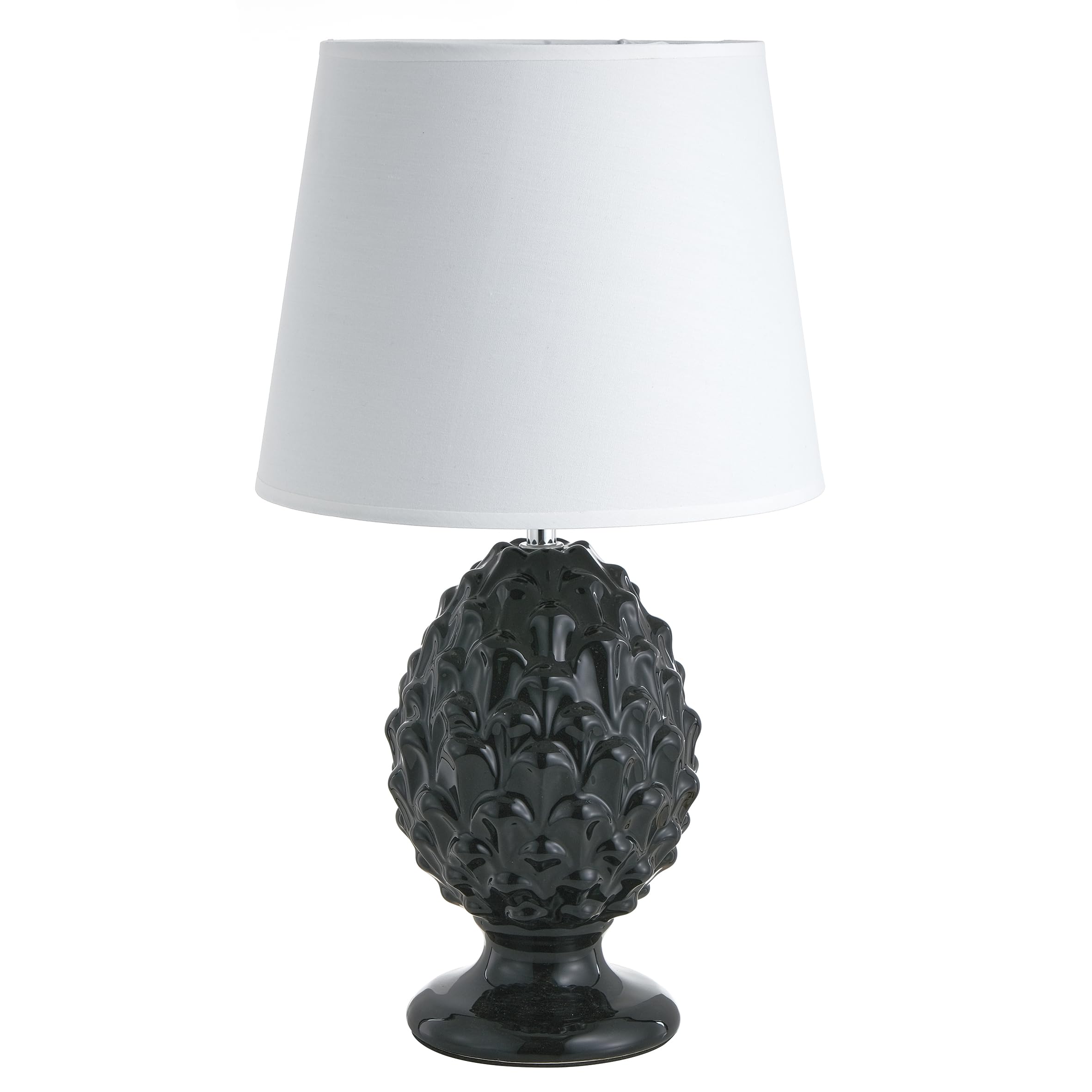 baroni-home-illuminazione-lampe-table-c-ramique-anthracite-e27 image 3