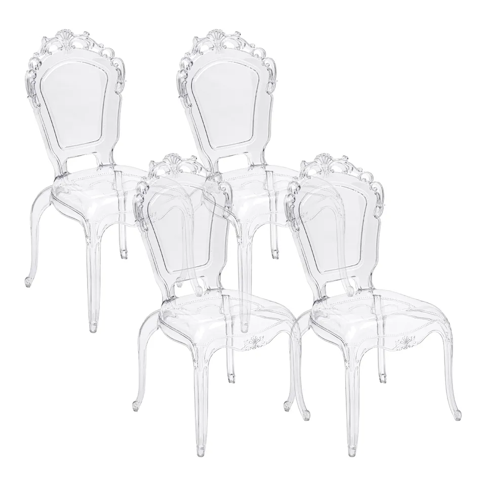 baroni-home-sedie-lot-4-chaises-baroques-transparent-53x53x100-cm image 1