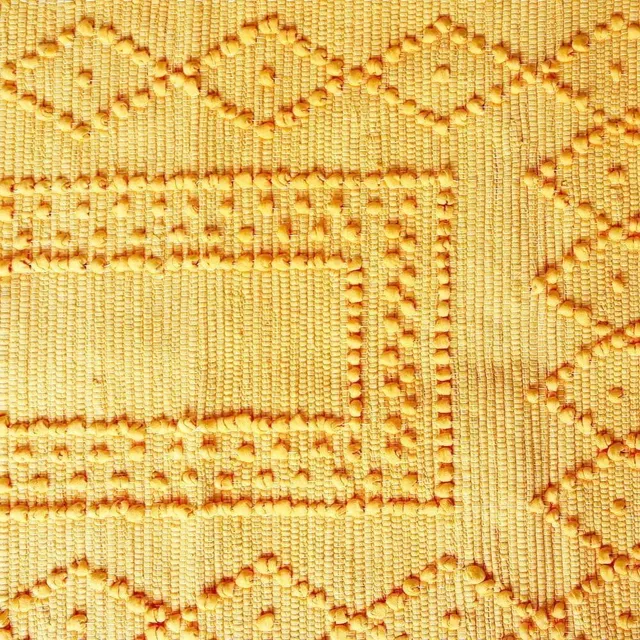 luisa-paix-o-tapis-coton-100x50-cm-orange-linge-maison image 1