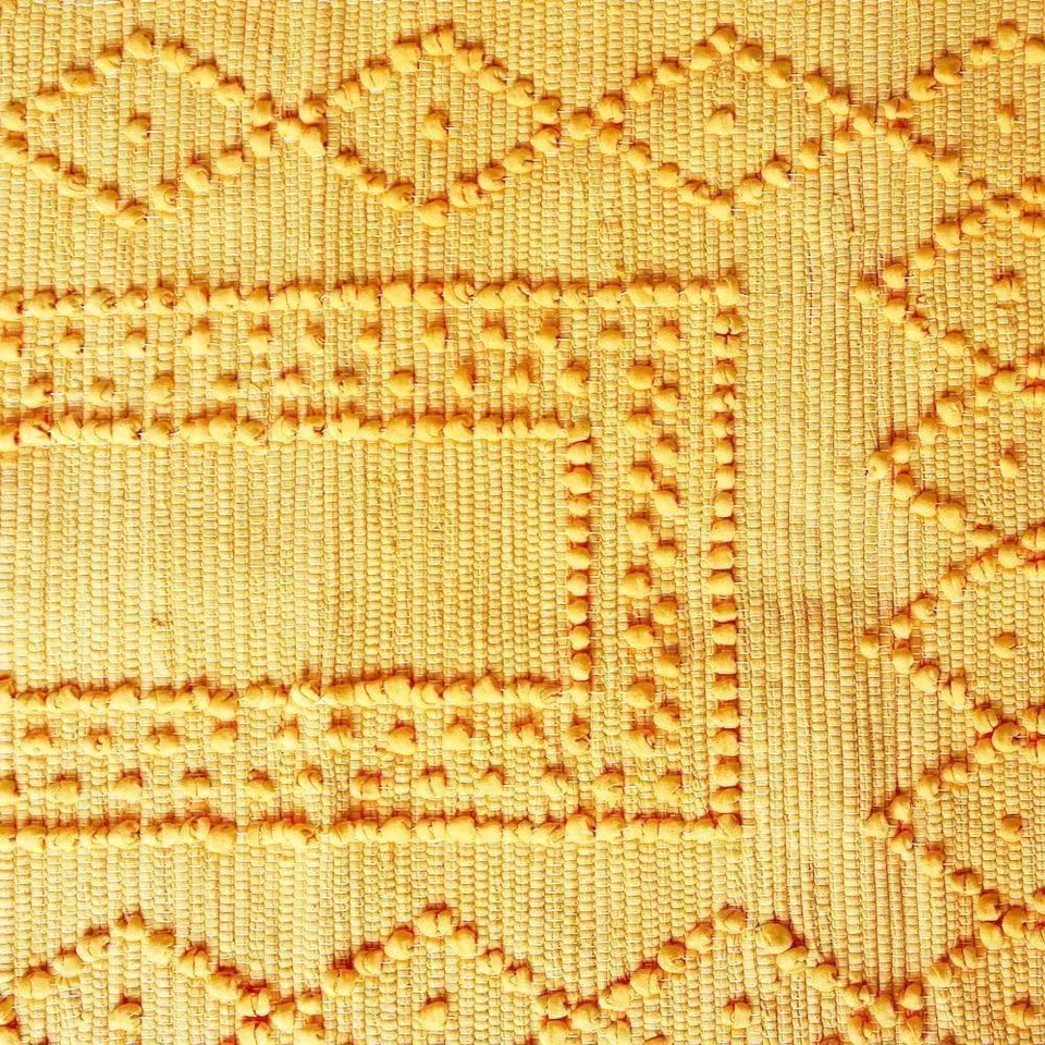 luisa-paix-o-tapis-coton-100x50-cm-orange-linge-maison image 1