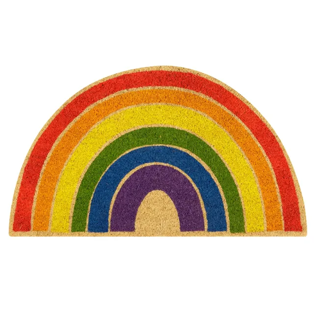 baroni-home-tessile-casa-paillasson-coco-arc-en-ciel-70x40-cm image 1
