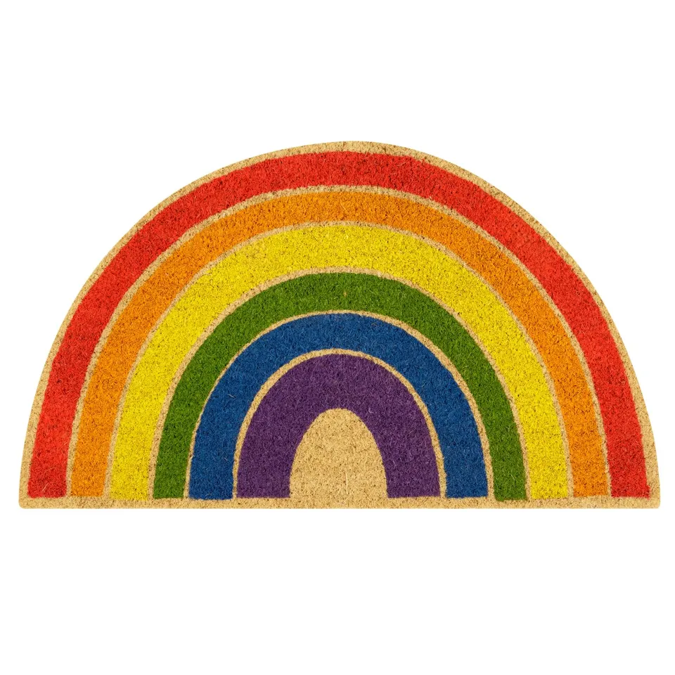baroni-home-tessile-casa-paillasson-coco-arc-en-ciel-70x40-cm image 1