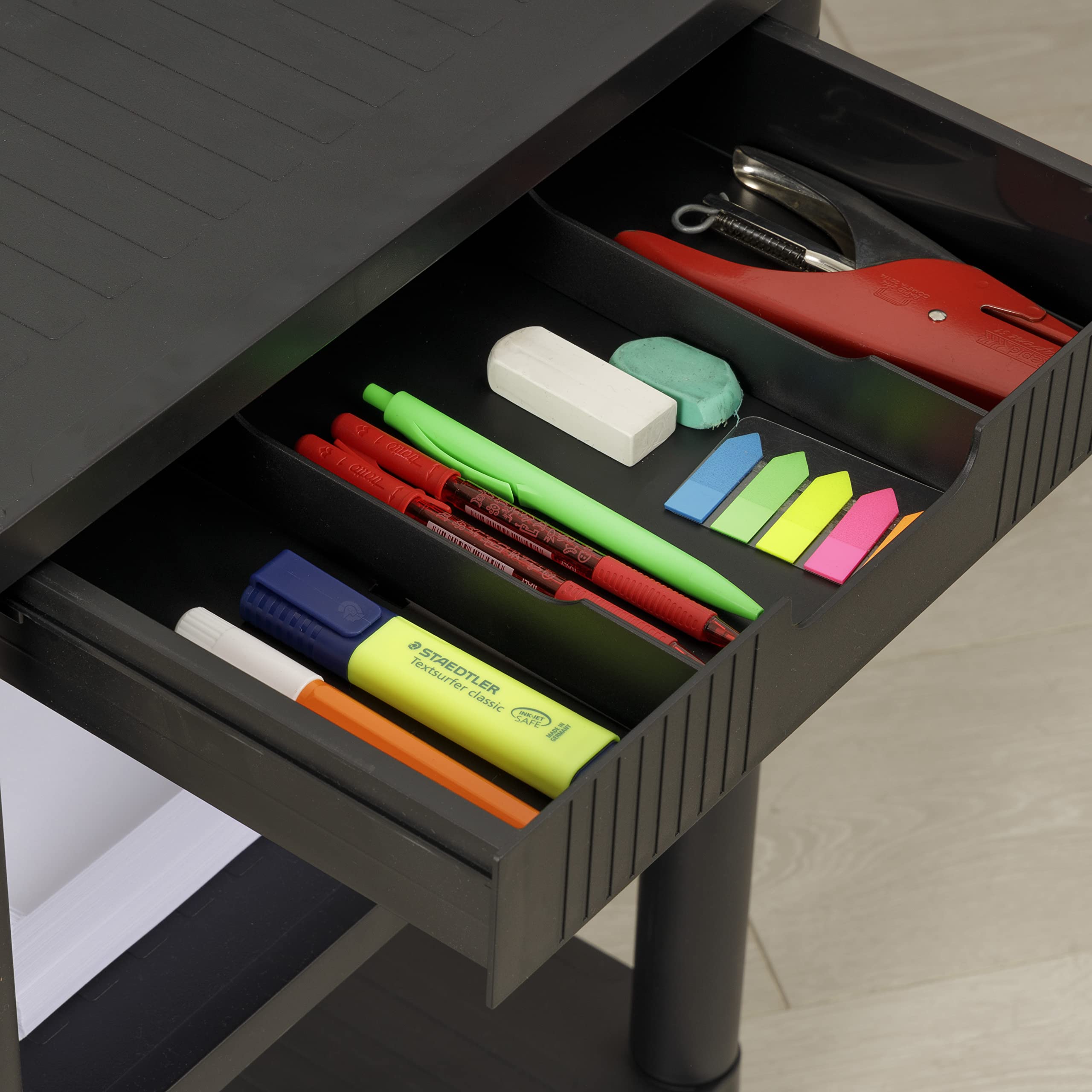 baroni-home-organizzazione-meuble-bureau-noir-3-tag-res image 7