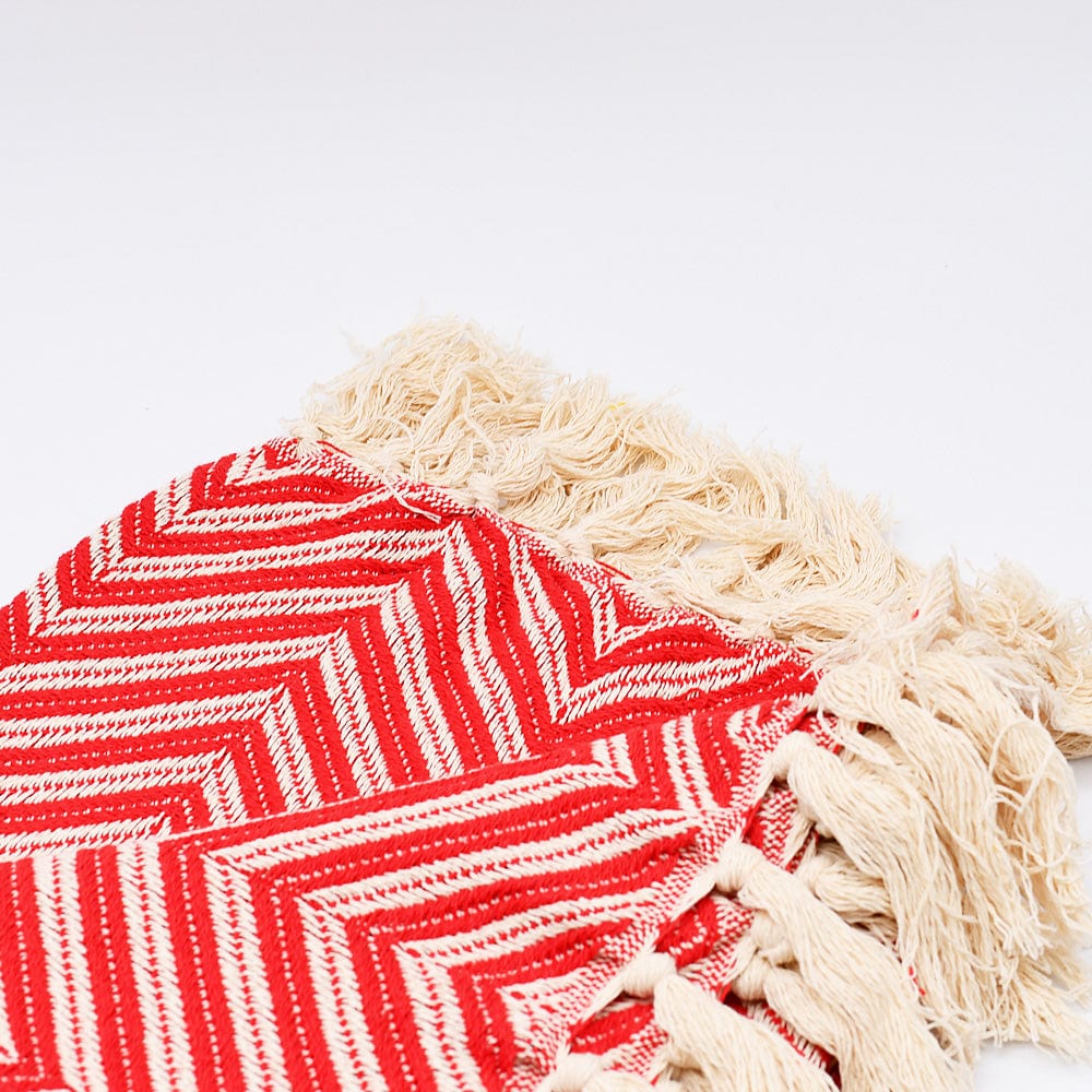 luisa-paix-o-espiga-plaid-coton-rouge-200x135cm-franges image 2
