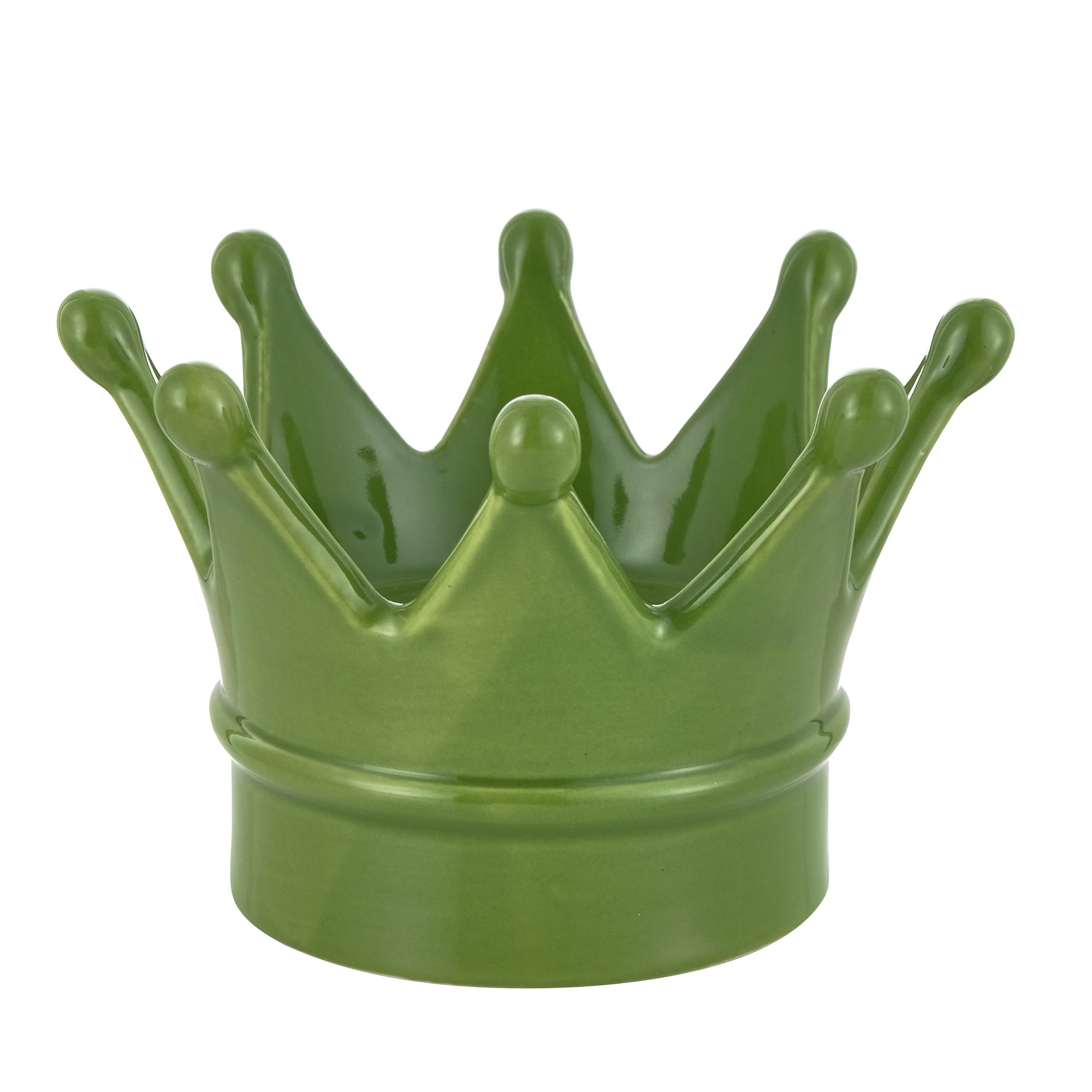 baroni-home-decorazioni-couronne-porcelaine-verte-15x15x10-cm image 1