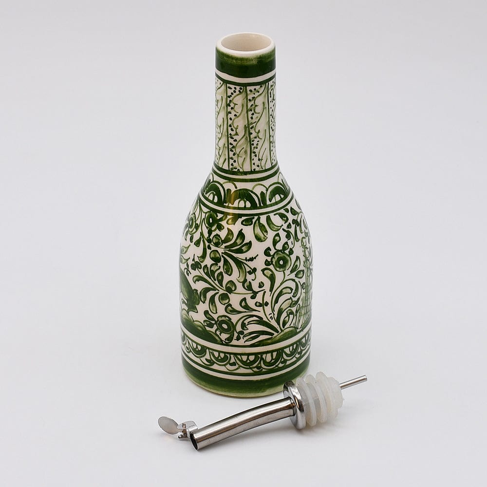 luisa-paix-o-vaisselle-portugaise-carafe-huile-verte-17cm image 5