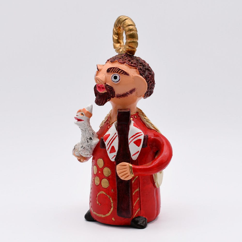 luisa-paix-o-s-o-jo-o-20cm-statuette-argile-sign-e image 4